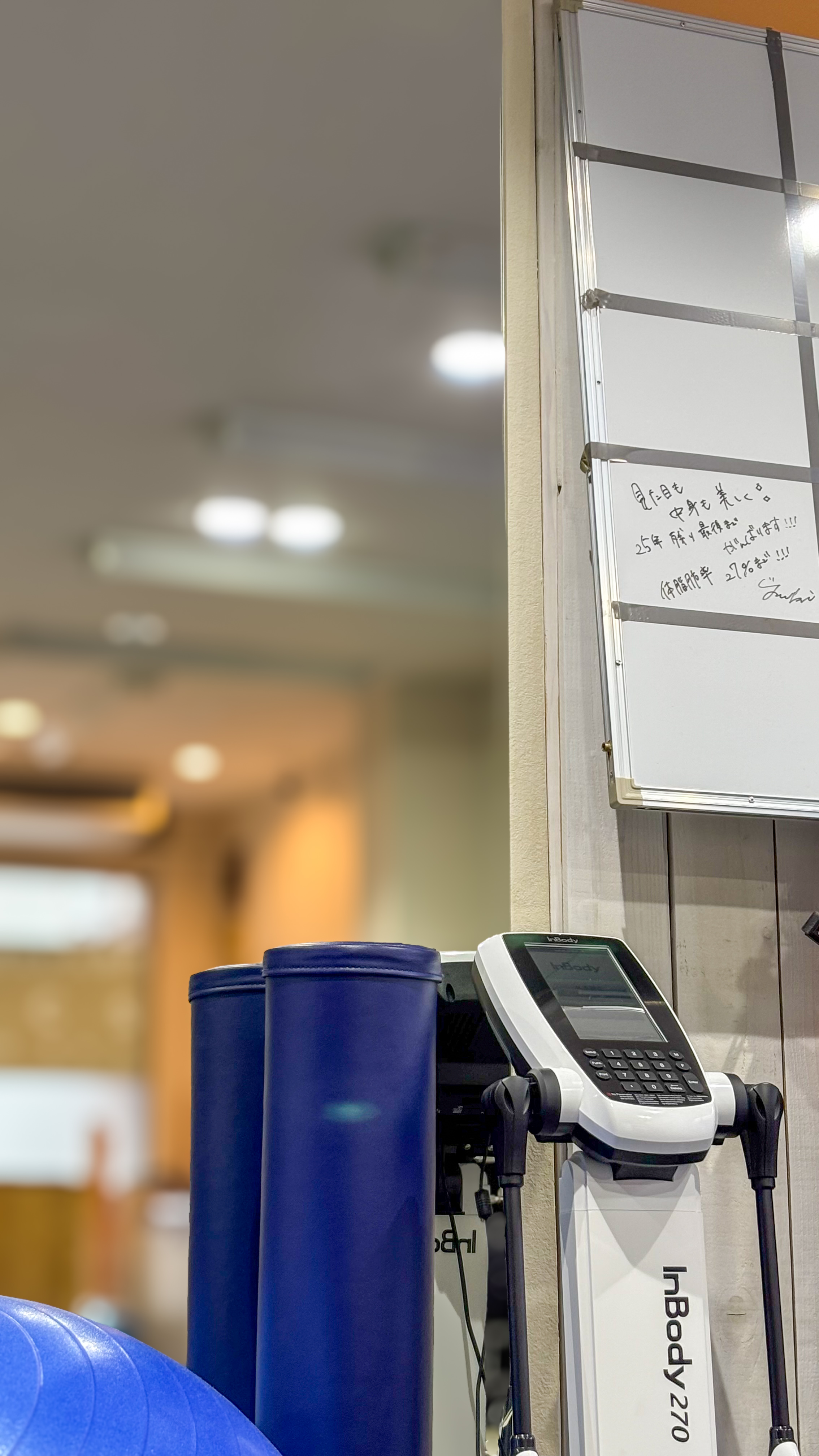 N.A.C.S Fitness 体組成計 InBodyで体脂肪を測定